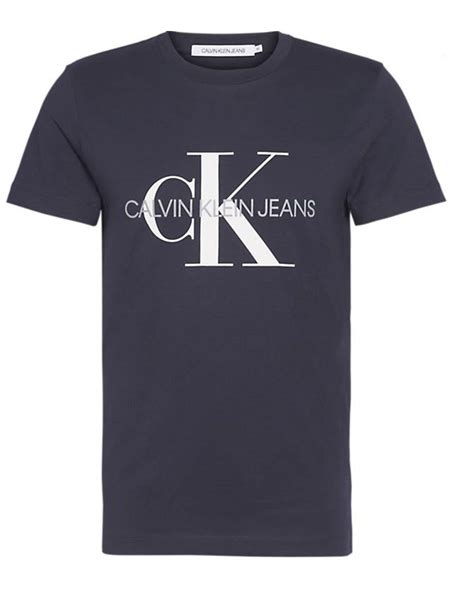 calvin klein t shirt blau herren|calvin klein shirts men's.